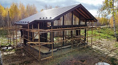 Теплый контур фахверка на Увильдах